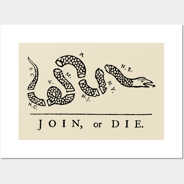 Join, or Die. Wall Art by RevolutionOnYou